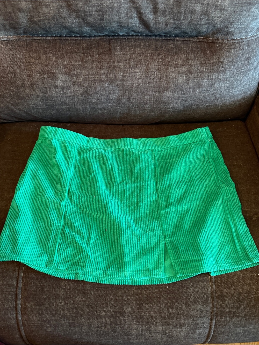 NWT Aerie Emerald Green Corduroy Mini Skirt